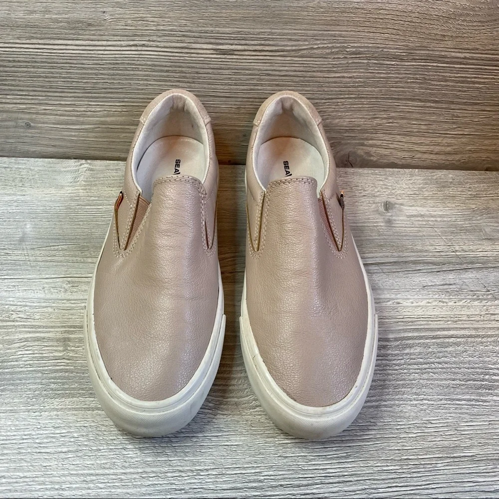 SeaVees and Derek Lam 10 Cosby kid leather Hawthorne slip on Caballero sneaker 8